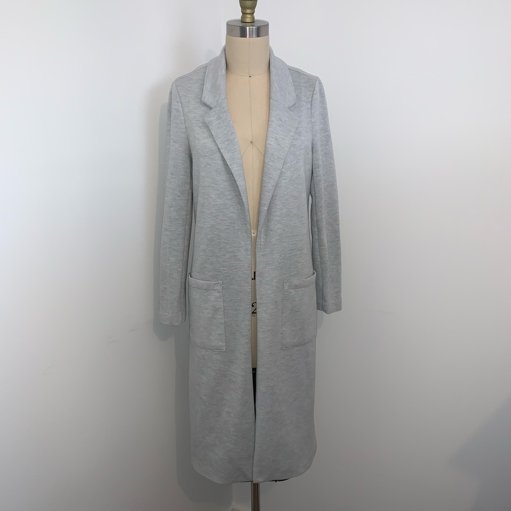 Dynamite grey blazer/ trench coat/ vest XS